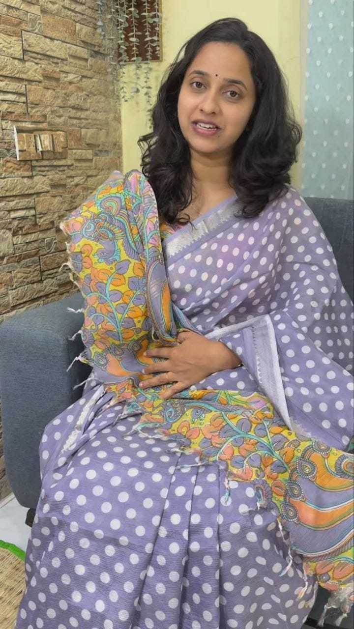 Linen Designer Saree