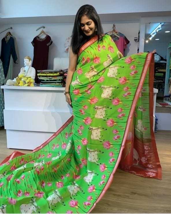 Linen Designer Saree