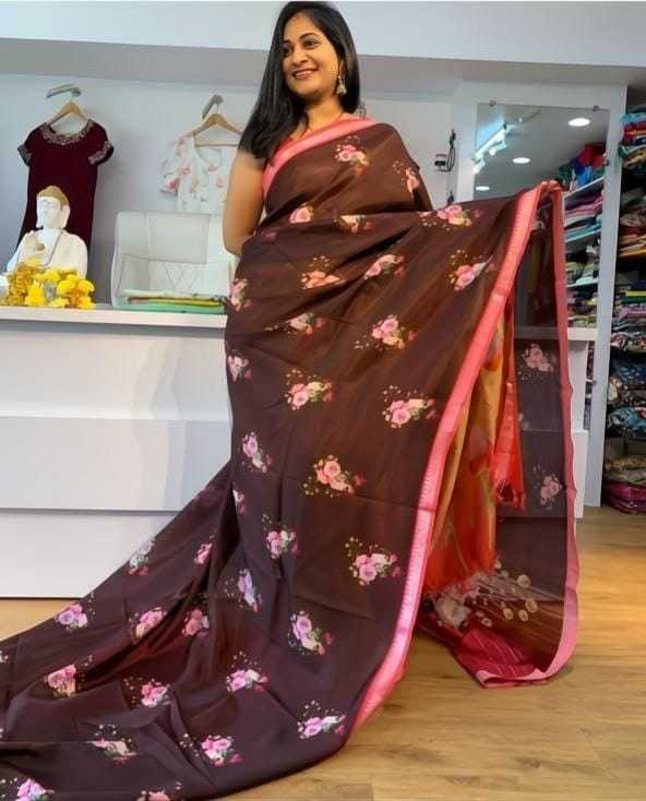 Linen Designer Saree