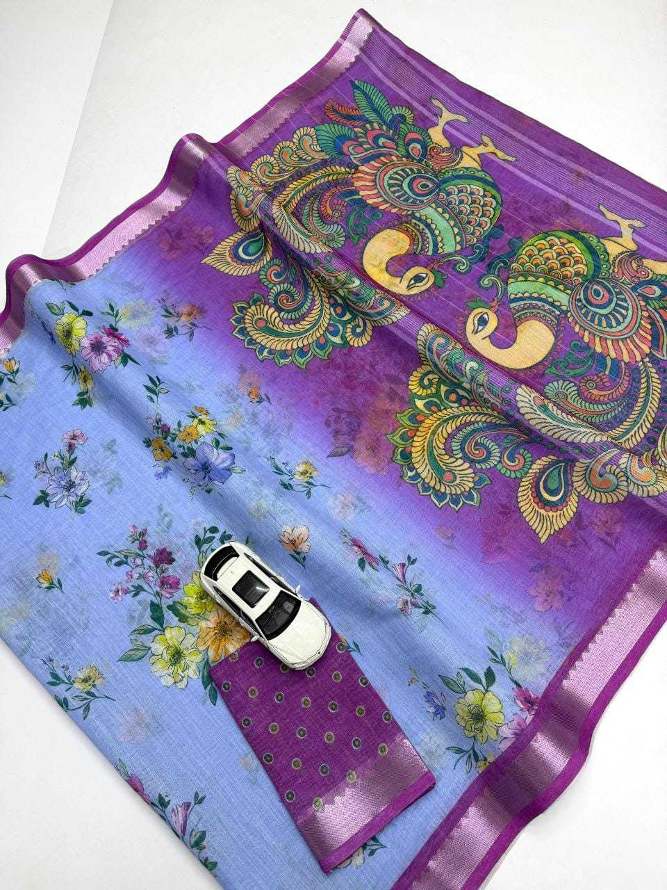 Linen Designer Saree