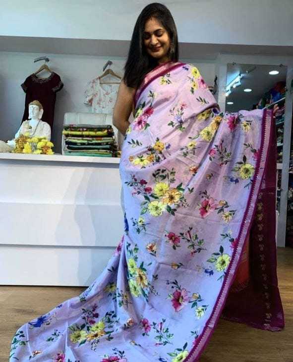 Linen Designer Saree