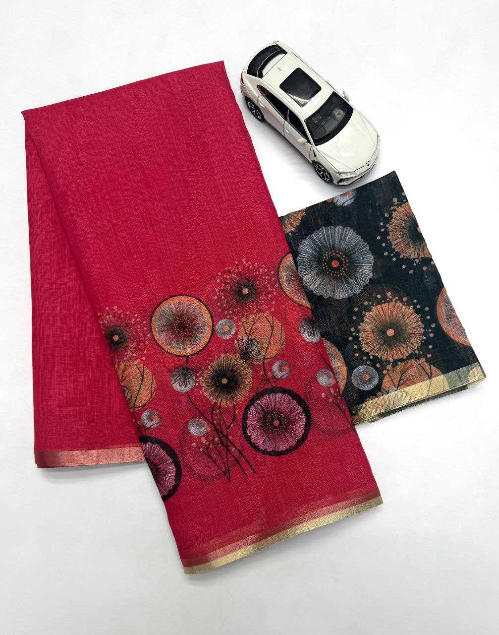 Linen Party Wear Saree