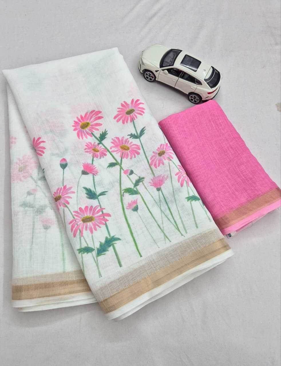 Linen Party Wear Saree