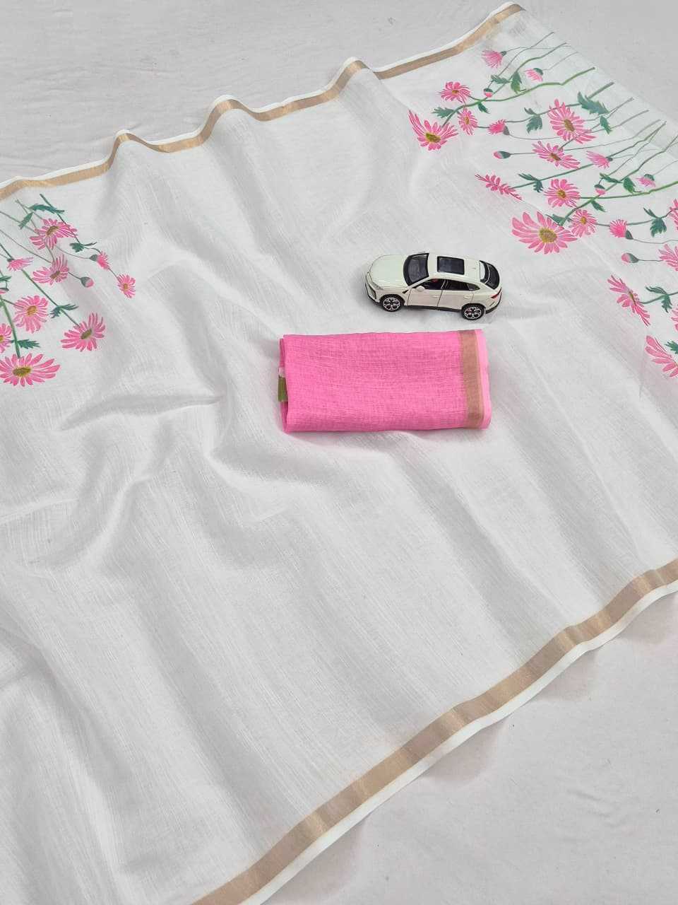Linen Party Wear Saree