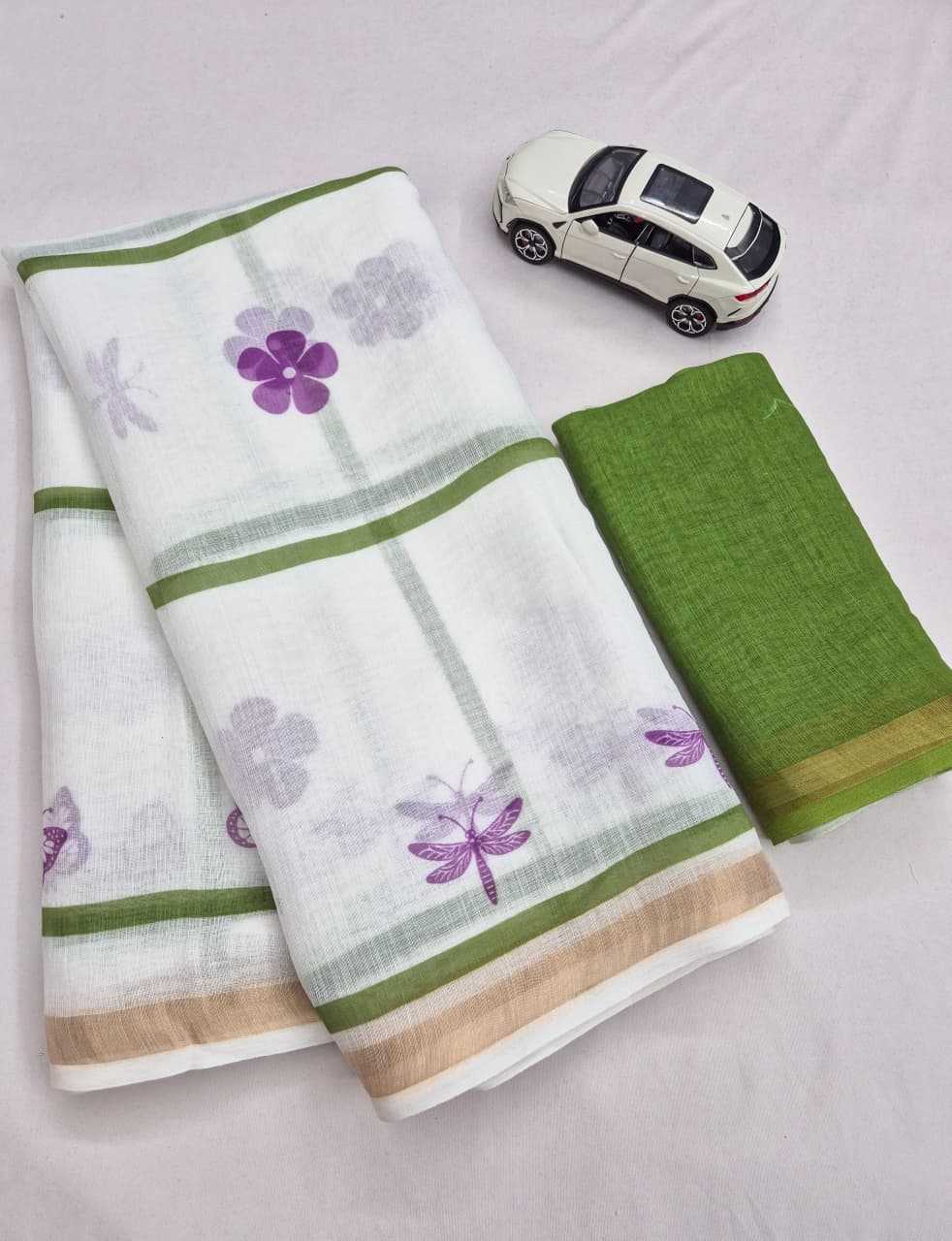 Linen Party Wear Saree