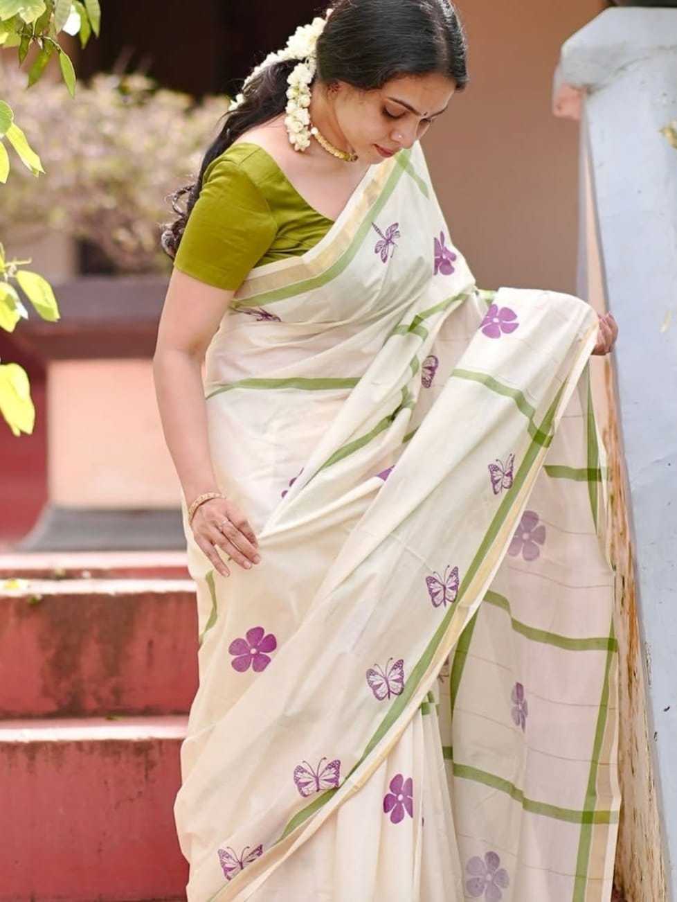 Linen Party Wear Saree