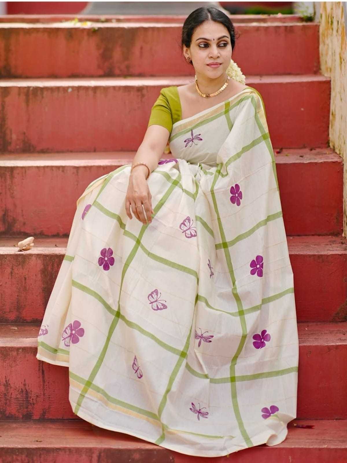 Linen Party Wear Saree