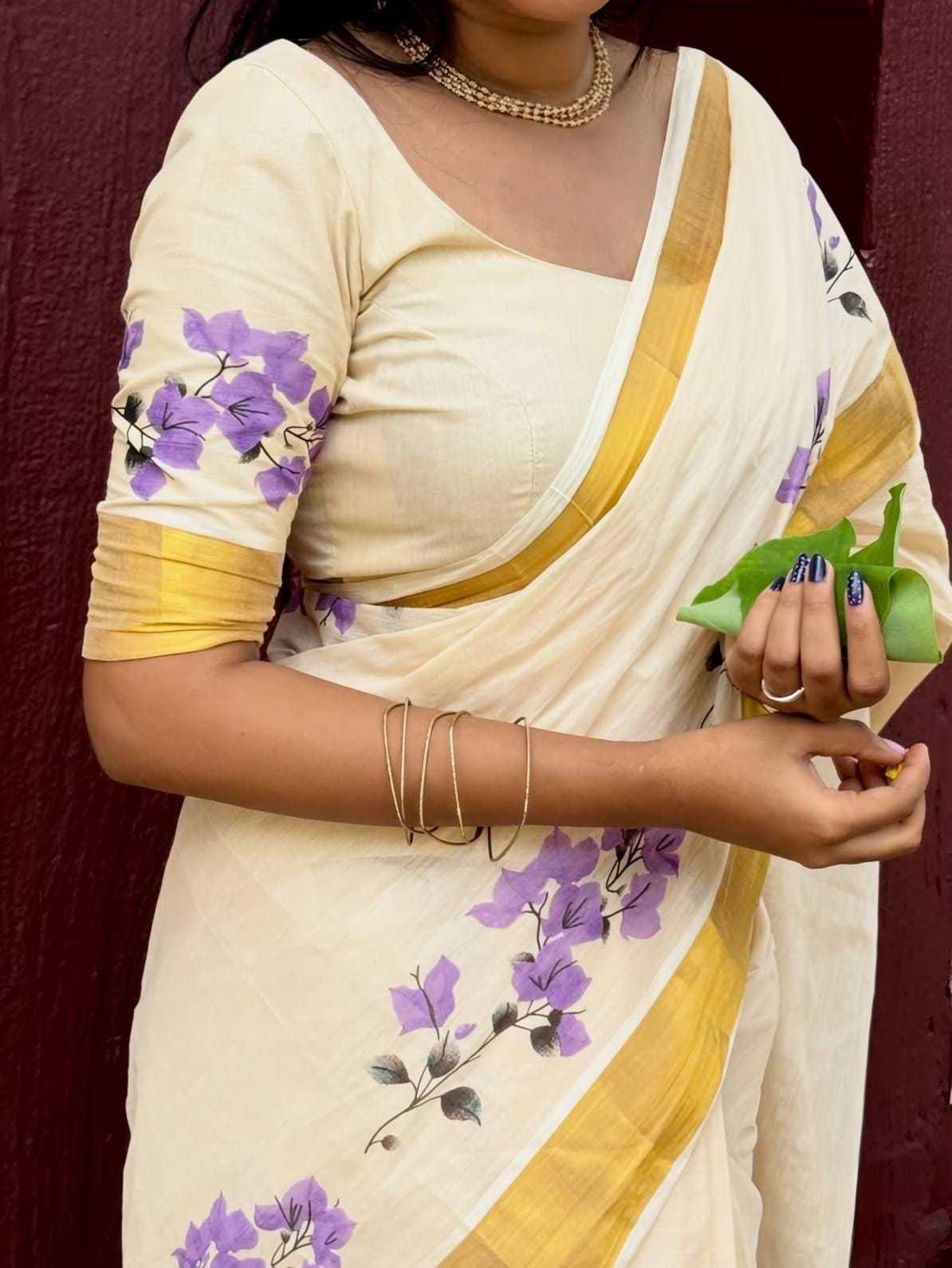 Linen Party Wear Saree