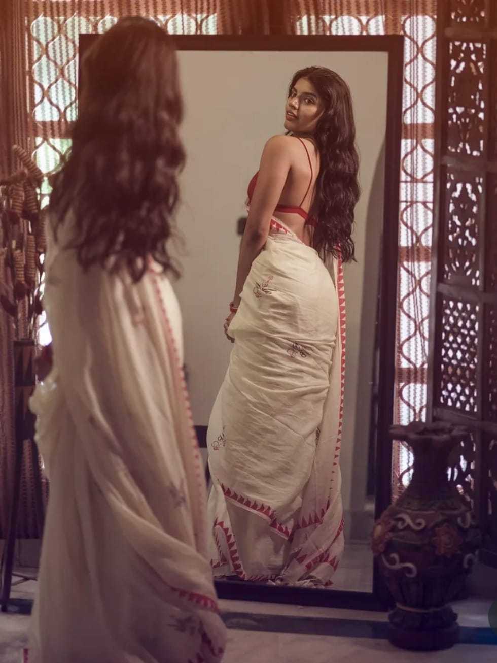 Linen Fancy Saree