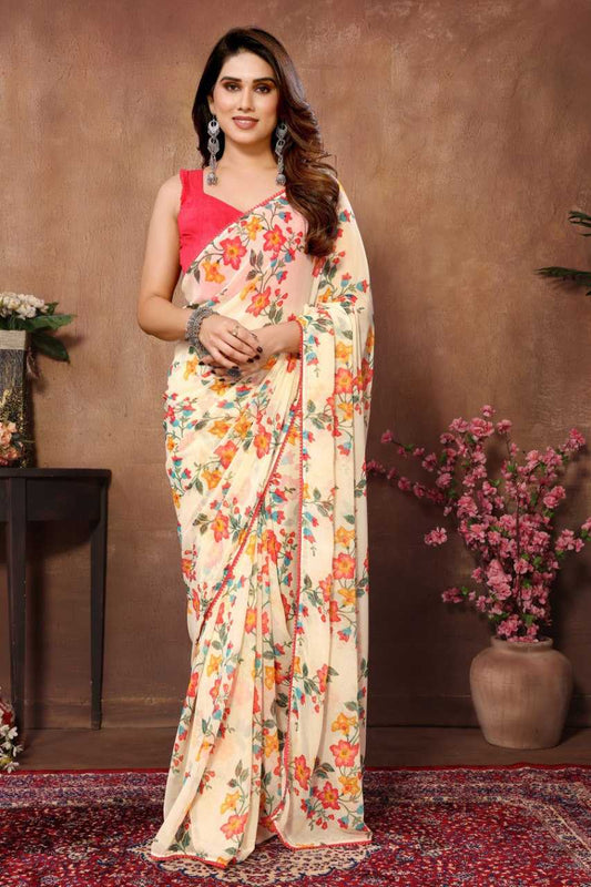 Georgette Ready To Wear Saree 276
