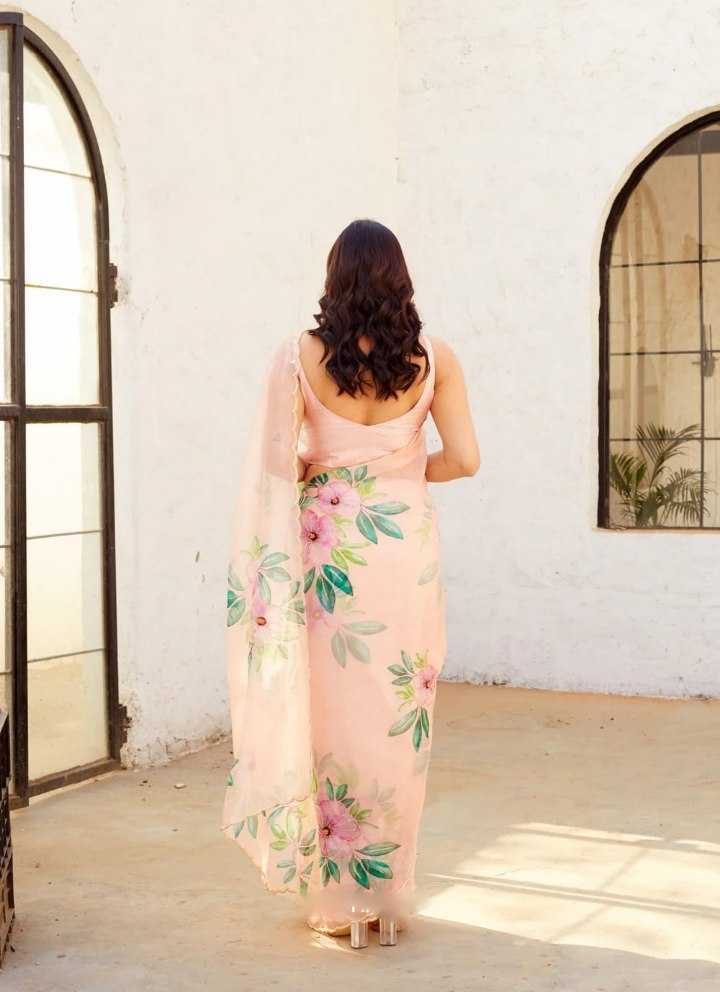 Organza Silk Ready To Wear Saree