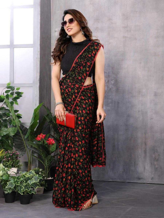 Georgette Ready To Wear Saree 378