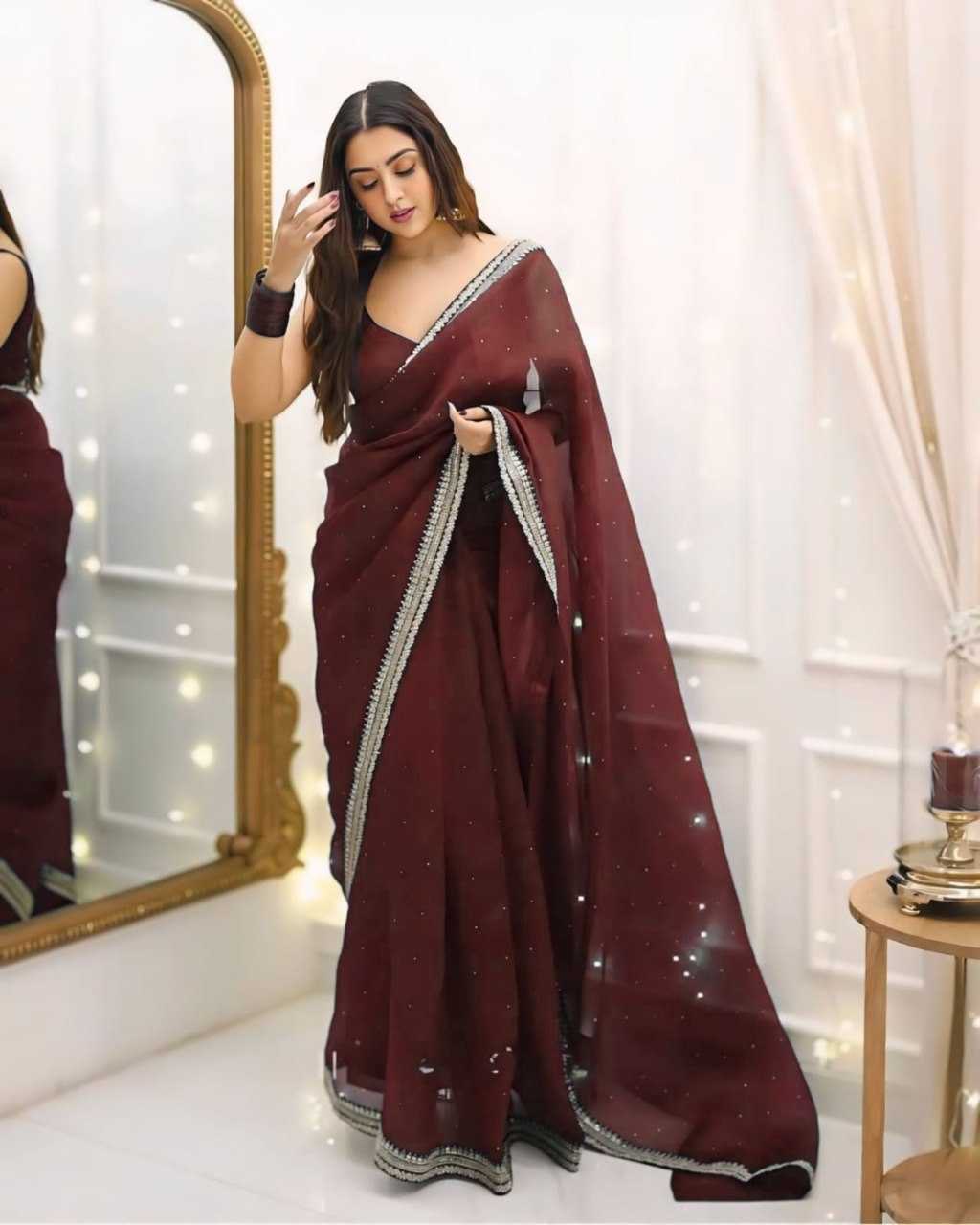 Organza Ready To Wear Saree