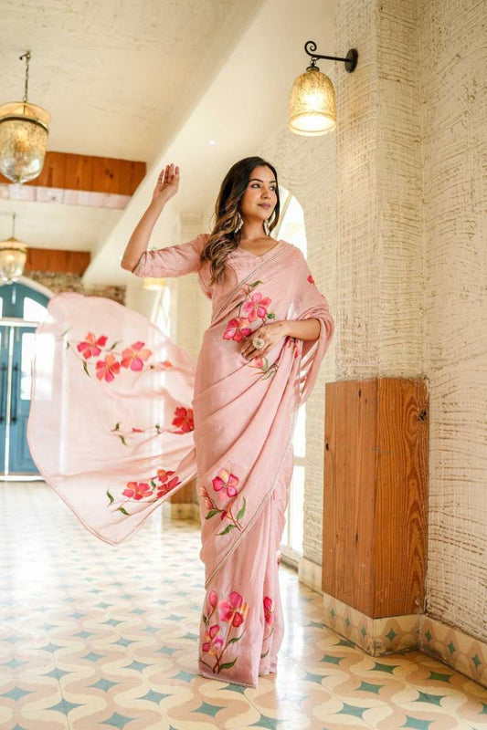 Georgette Ready To Wear Saree 419