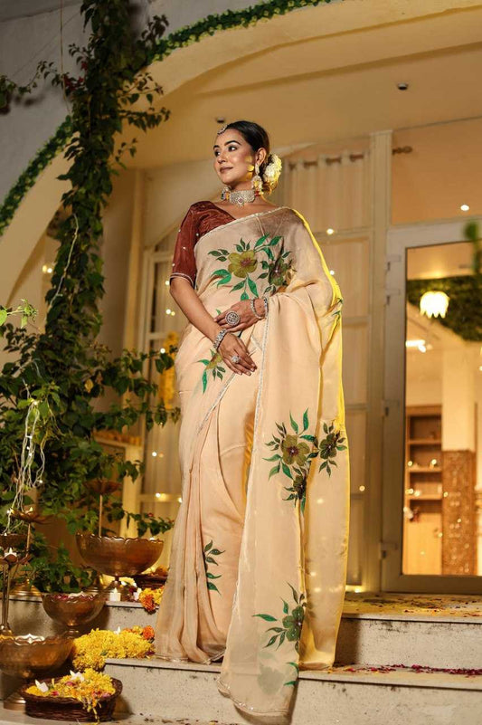 Georgette Ready To Wear Saree 420