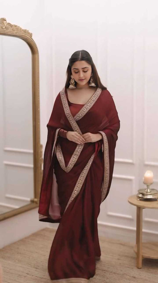 Rangoli Silk Ready To Wear Saree 433