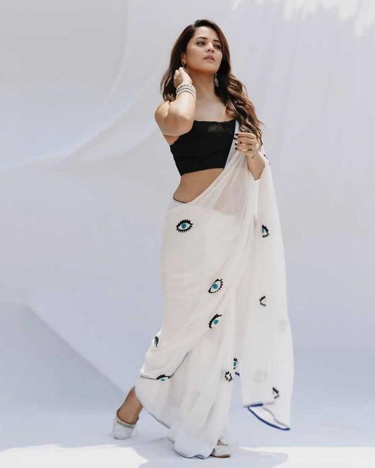 Georgette Ready To Wear Saree 435