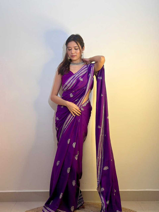 Cotton Ready To Wear Saree 453