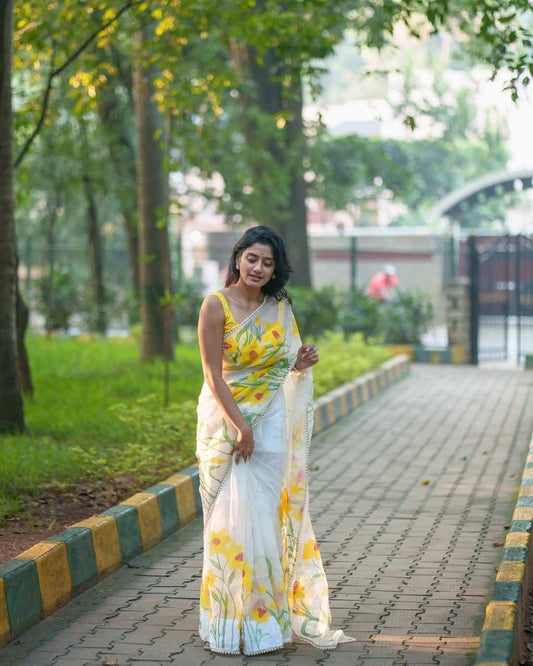 Organza Ready To Wear Saree 463