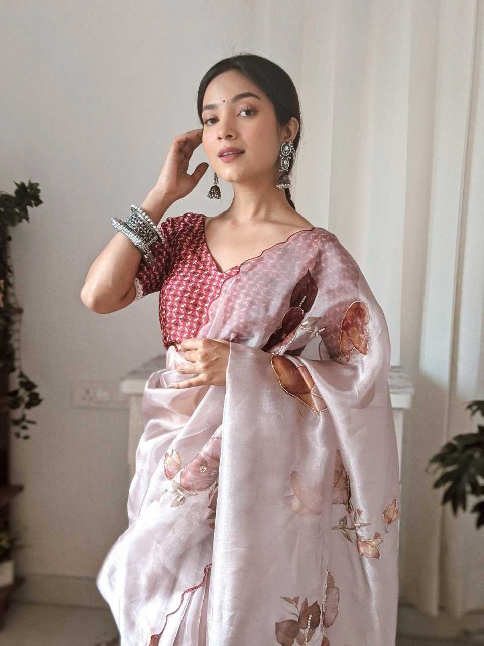 Organza Ready To Wear Saree 465
