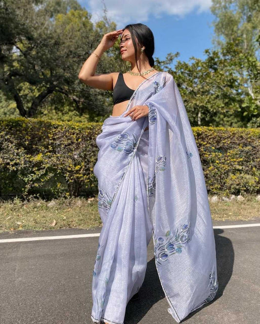 Organza Ready To Wear Saree 467