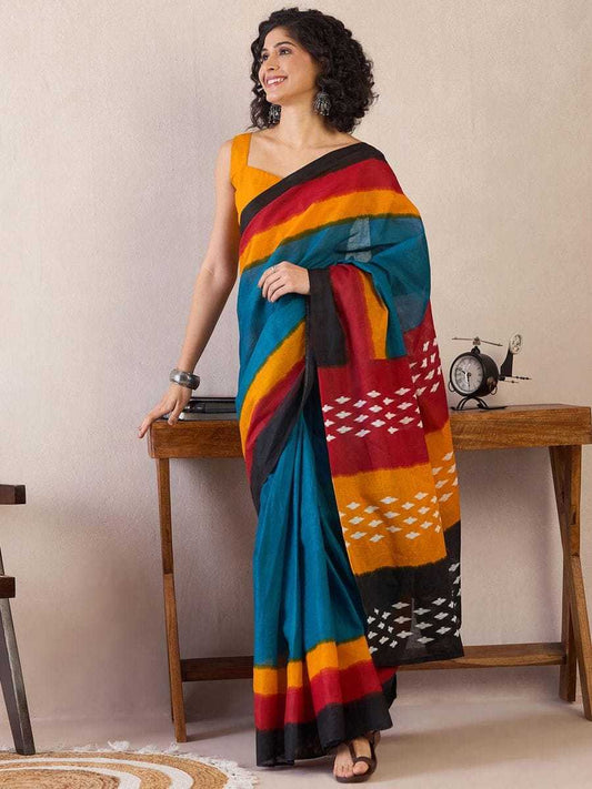 Cotton Ready To Wear Saree 490