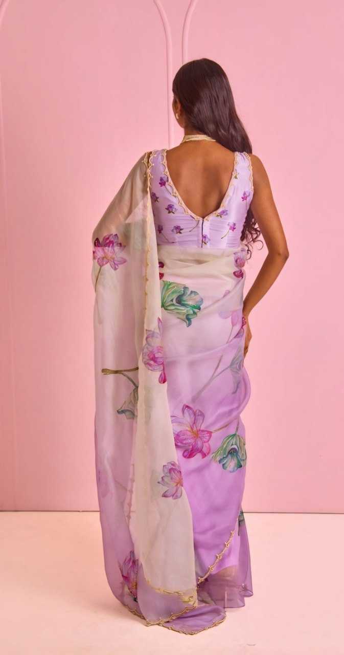Organza Silk Ready To Wear Saree 494