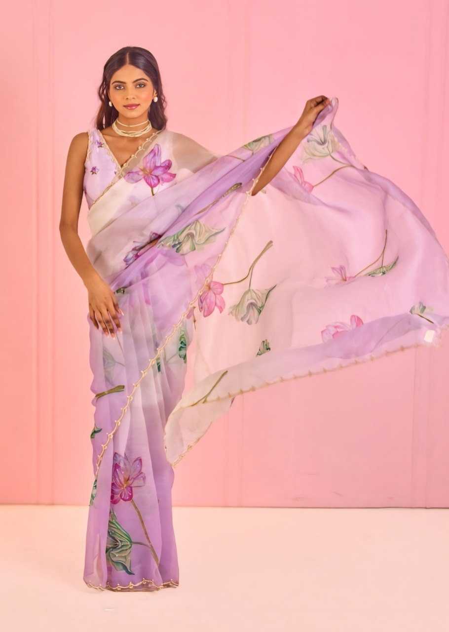 Organza Silk Ready To Wear Saree 494