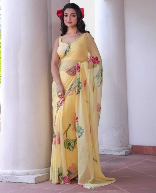 Chiffon Ready To Wear Saree