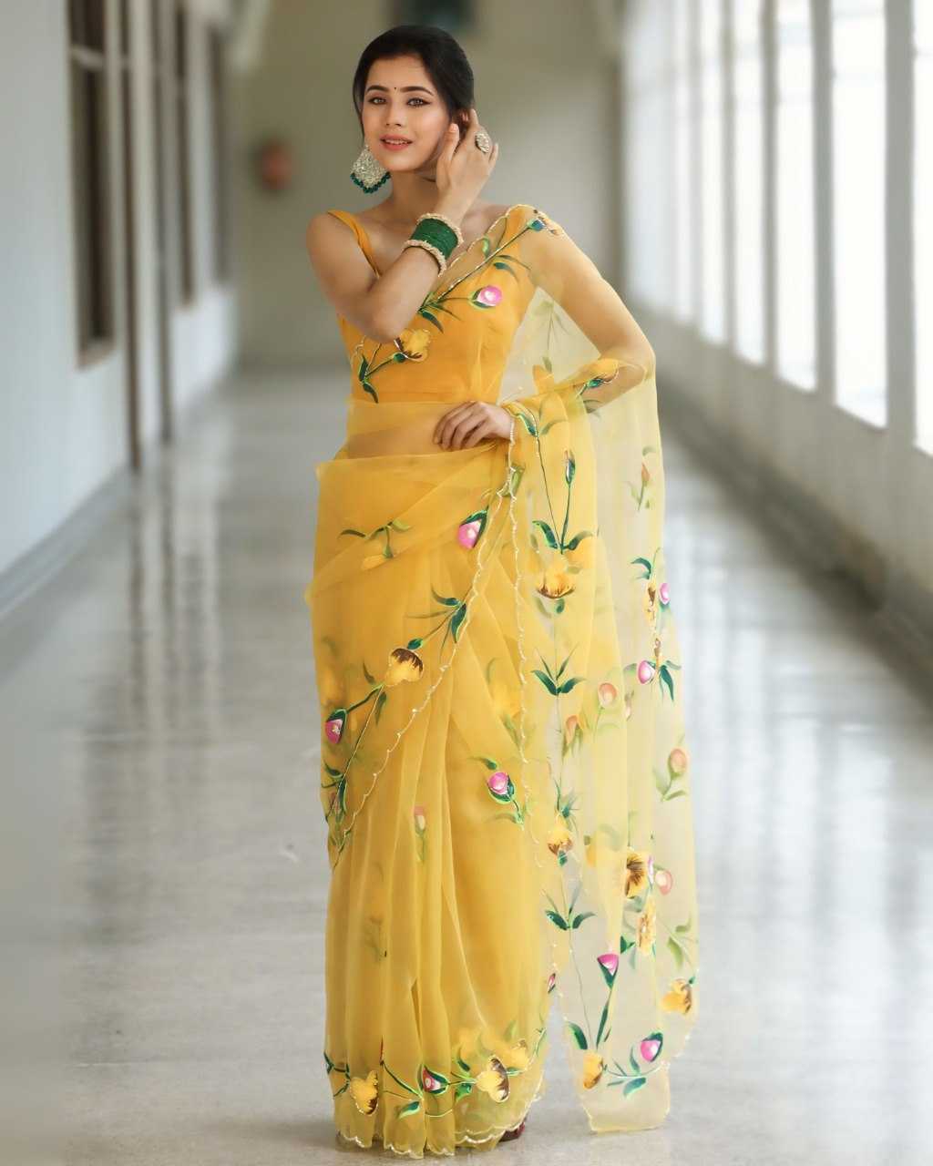 Organza Ready To Wear Saree 498
