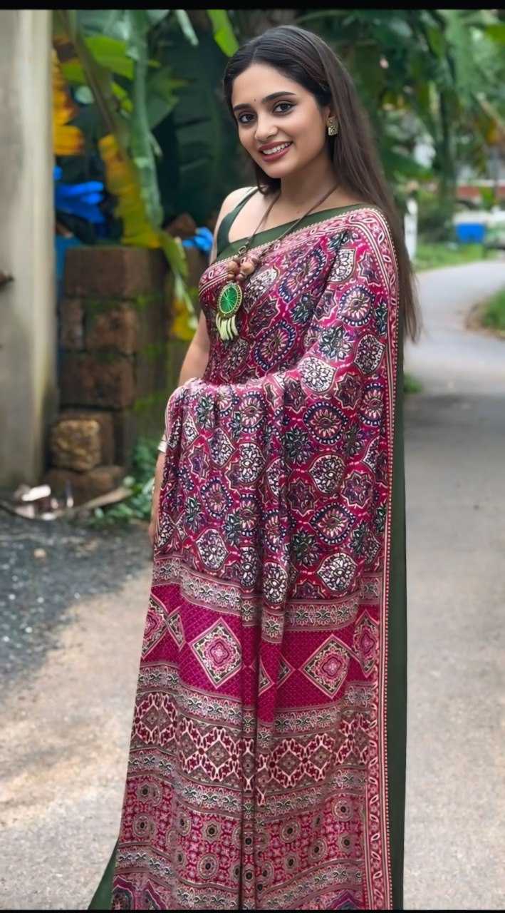 Crepe Silk Ready To Wear Saree 508
