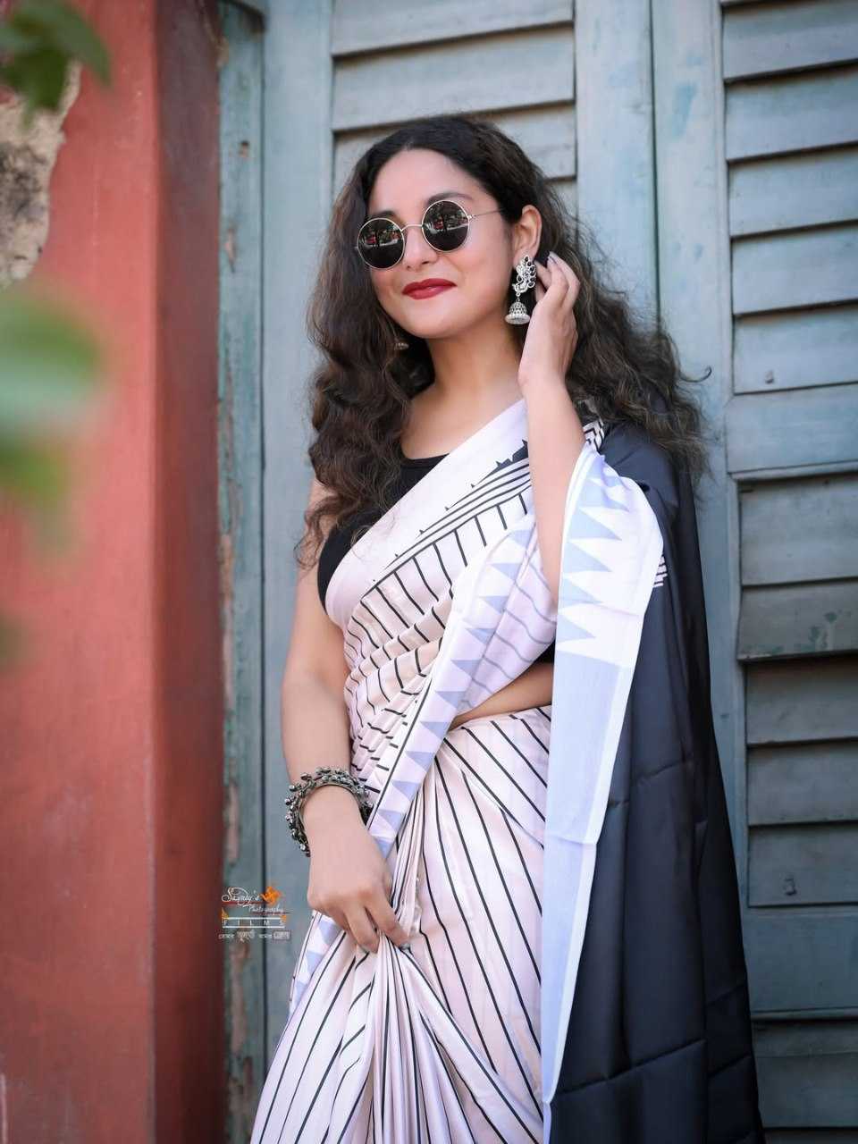 Crepe Silk Ready To Wear Saree 510