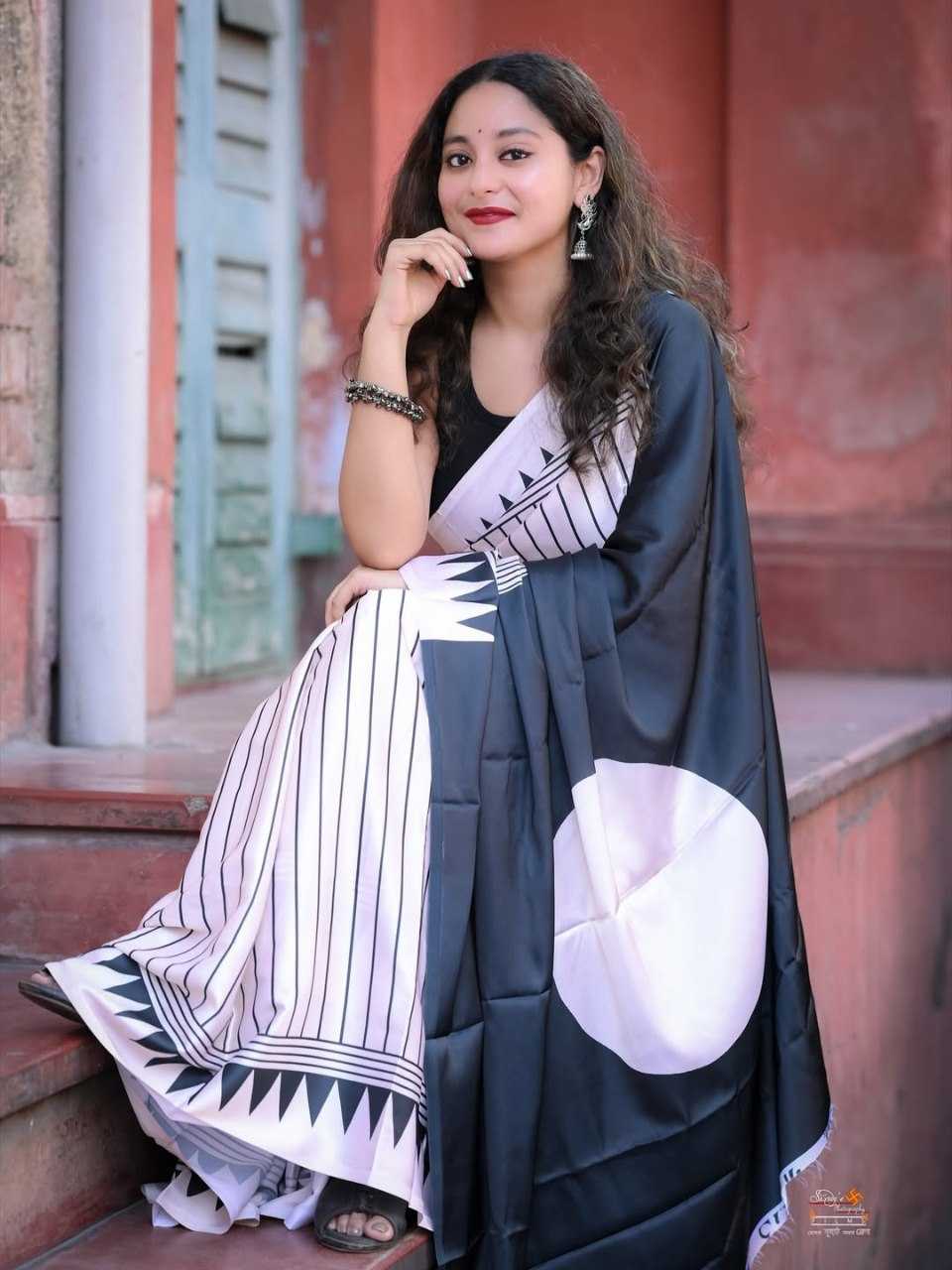 Crepe Silk Ready To Wear Saree 510