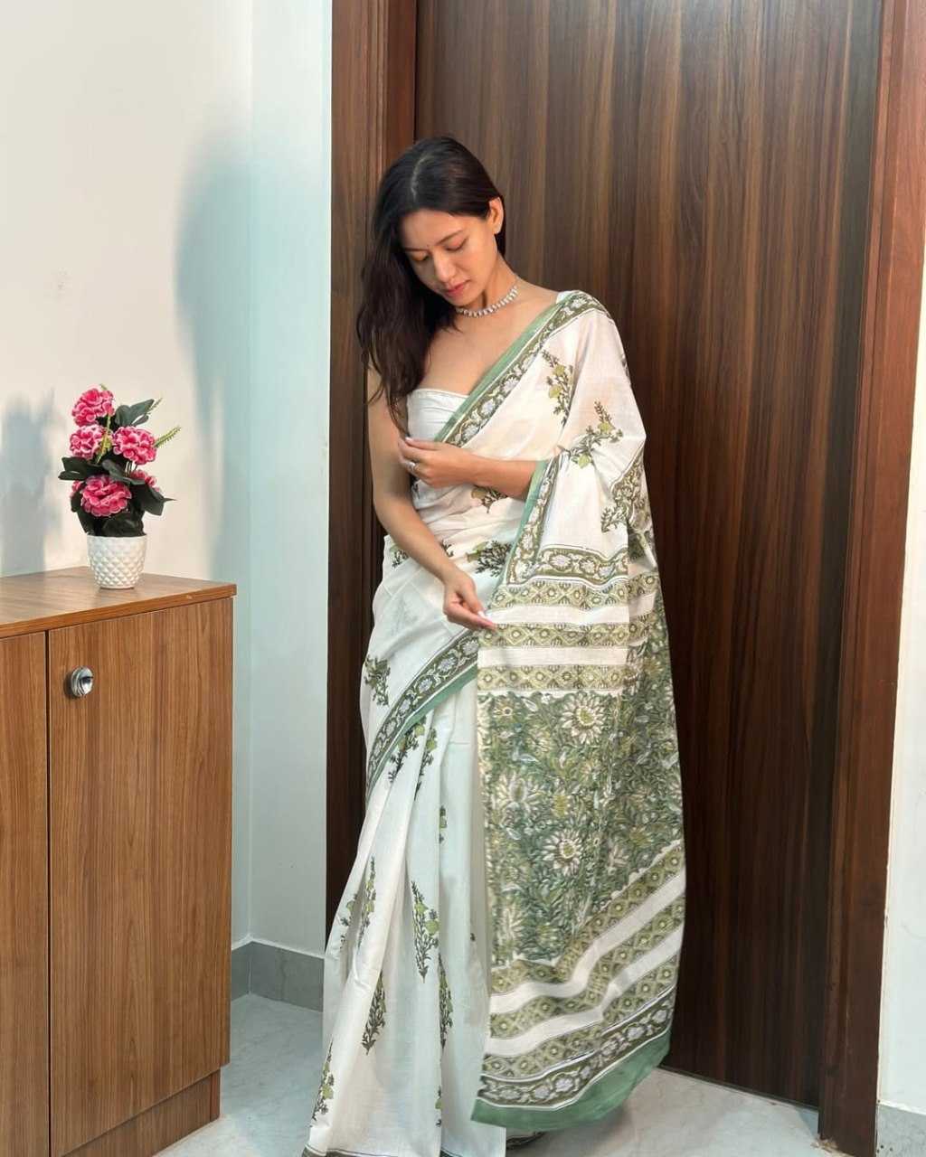 Cotton Ready To Wear Saree 529