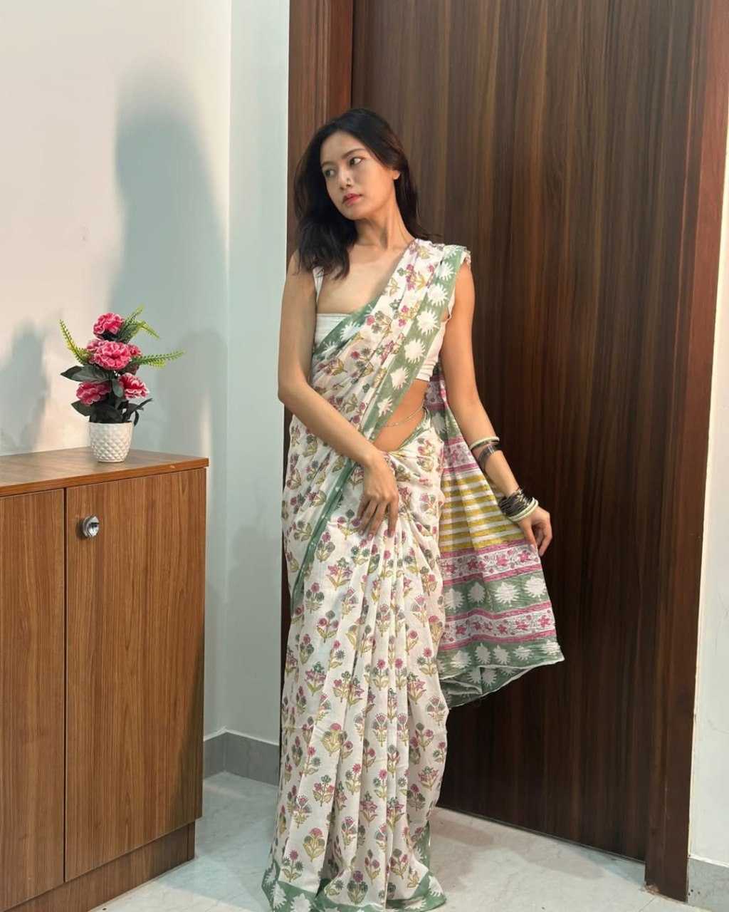 Cotton Ready To Wear Saree 531