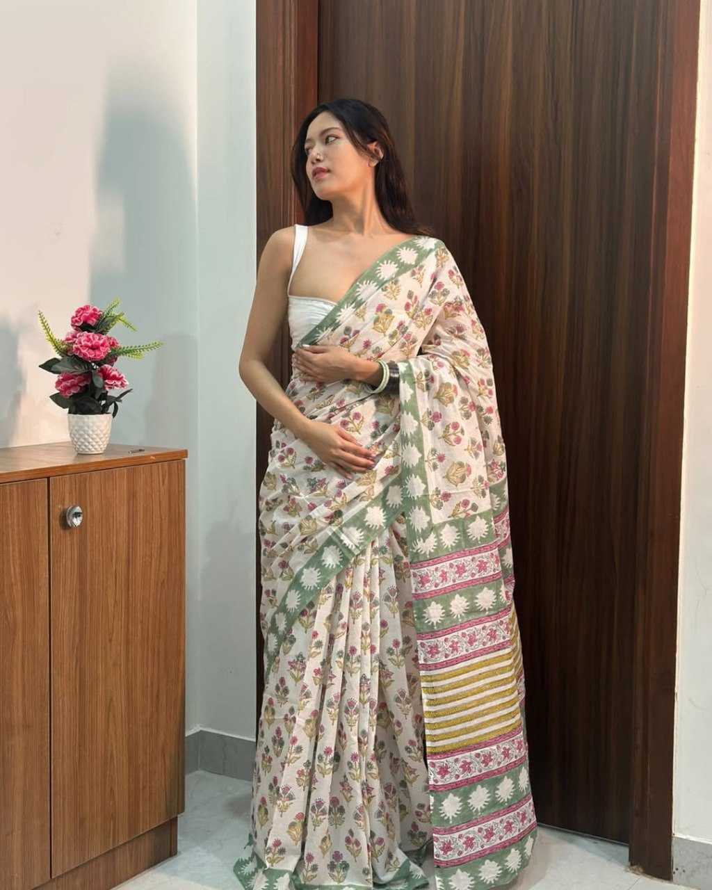 Cotton Ready To Wear Saree 531