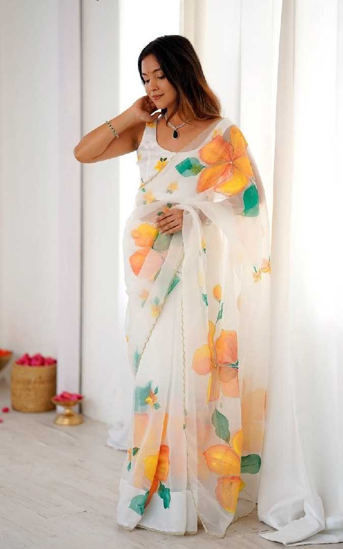 Organza Silk Ready To Wear Saree JT-141253