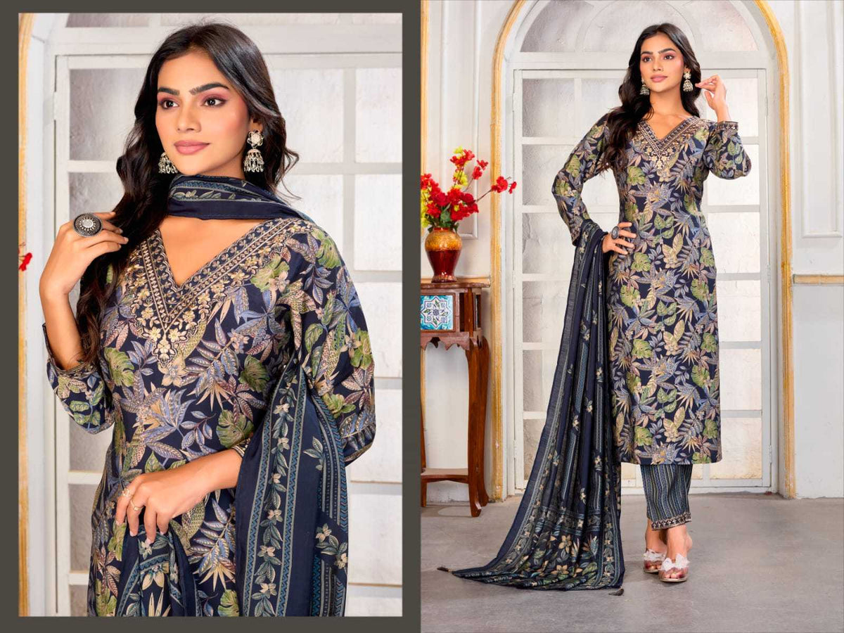 Gori Chanderi Cotton Designer Kurti