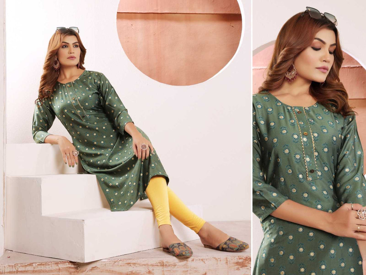 Star Viscose Designer Kurti