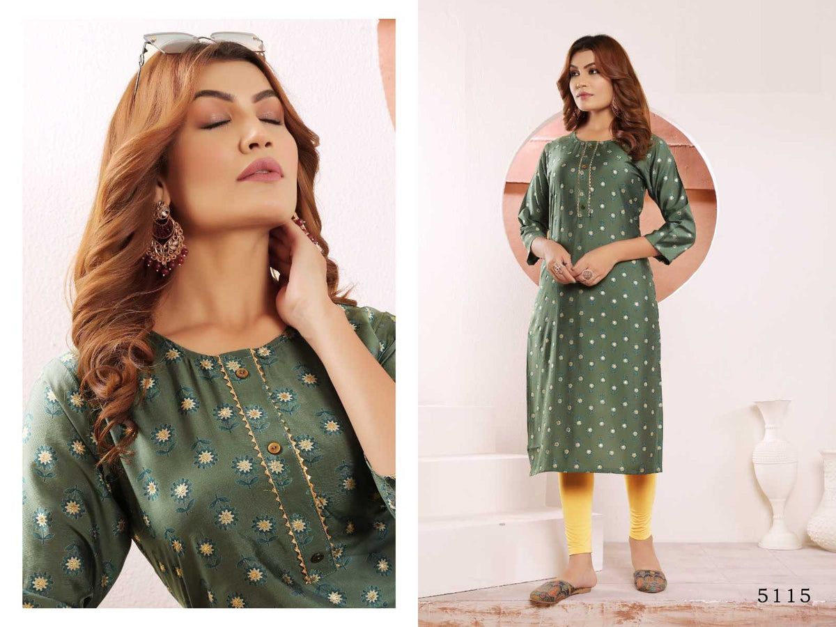 Star Viscose Designer Kurti