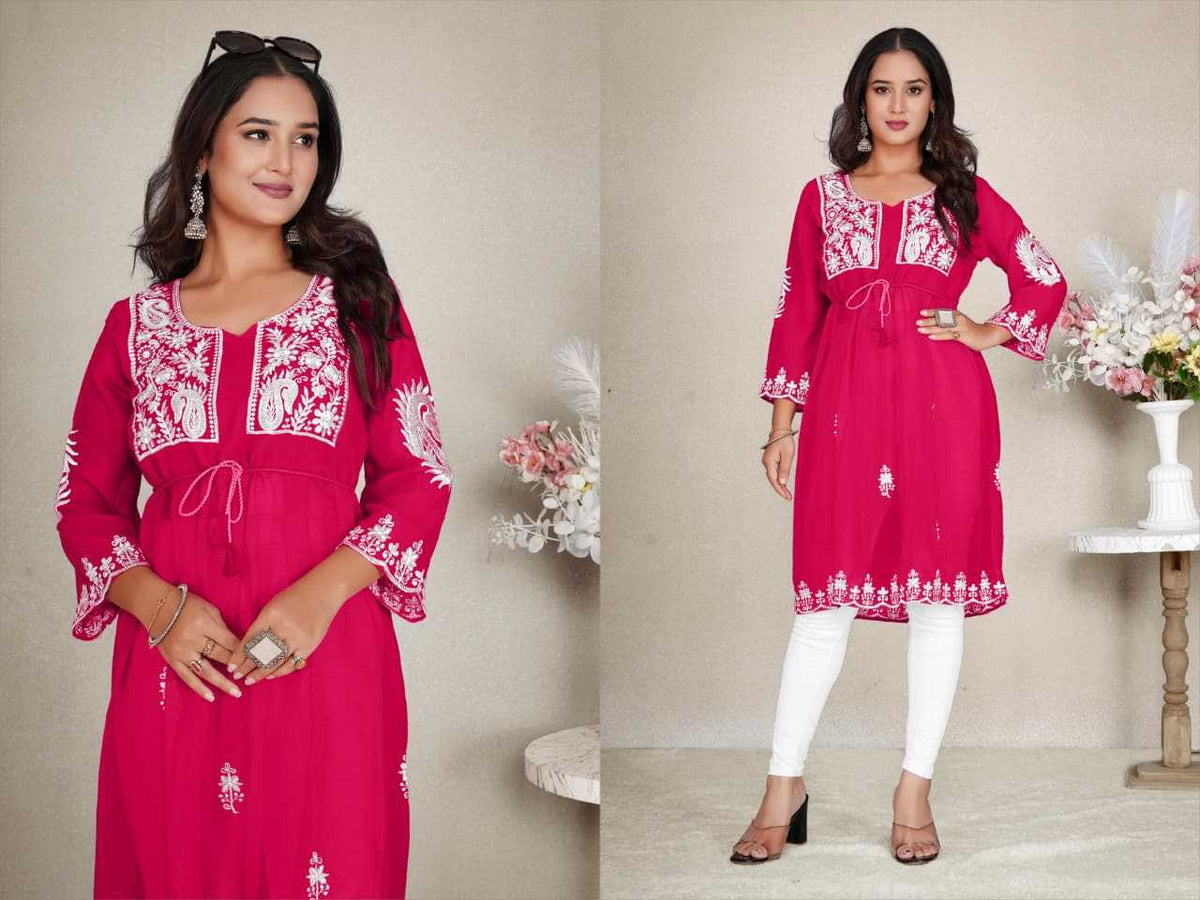 Vol Georgette Designer Kurti