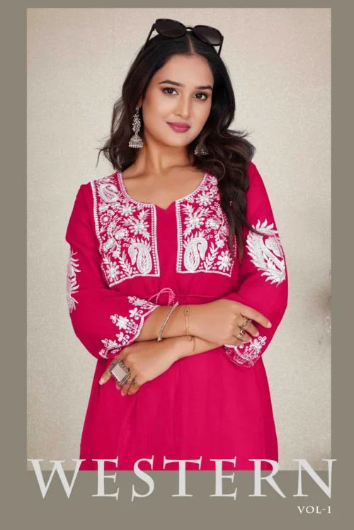Vol Georgette Designer Kurti