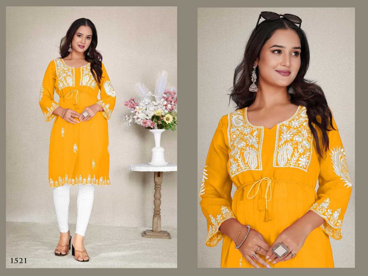 Vol Georgette Designer Kurti
