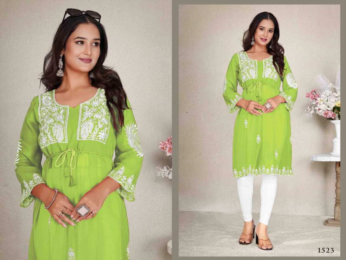 Vol Georgette Designer Kurti