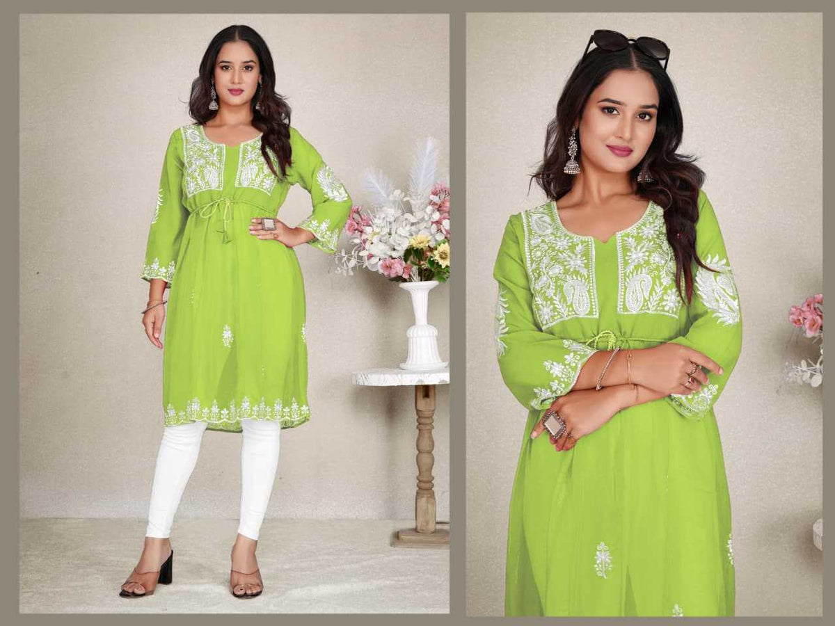 Vol Georgette Designer Kurti