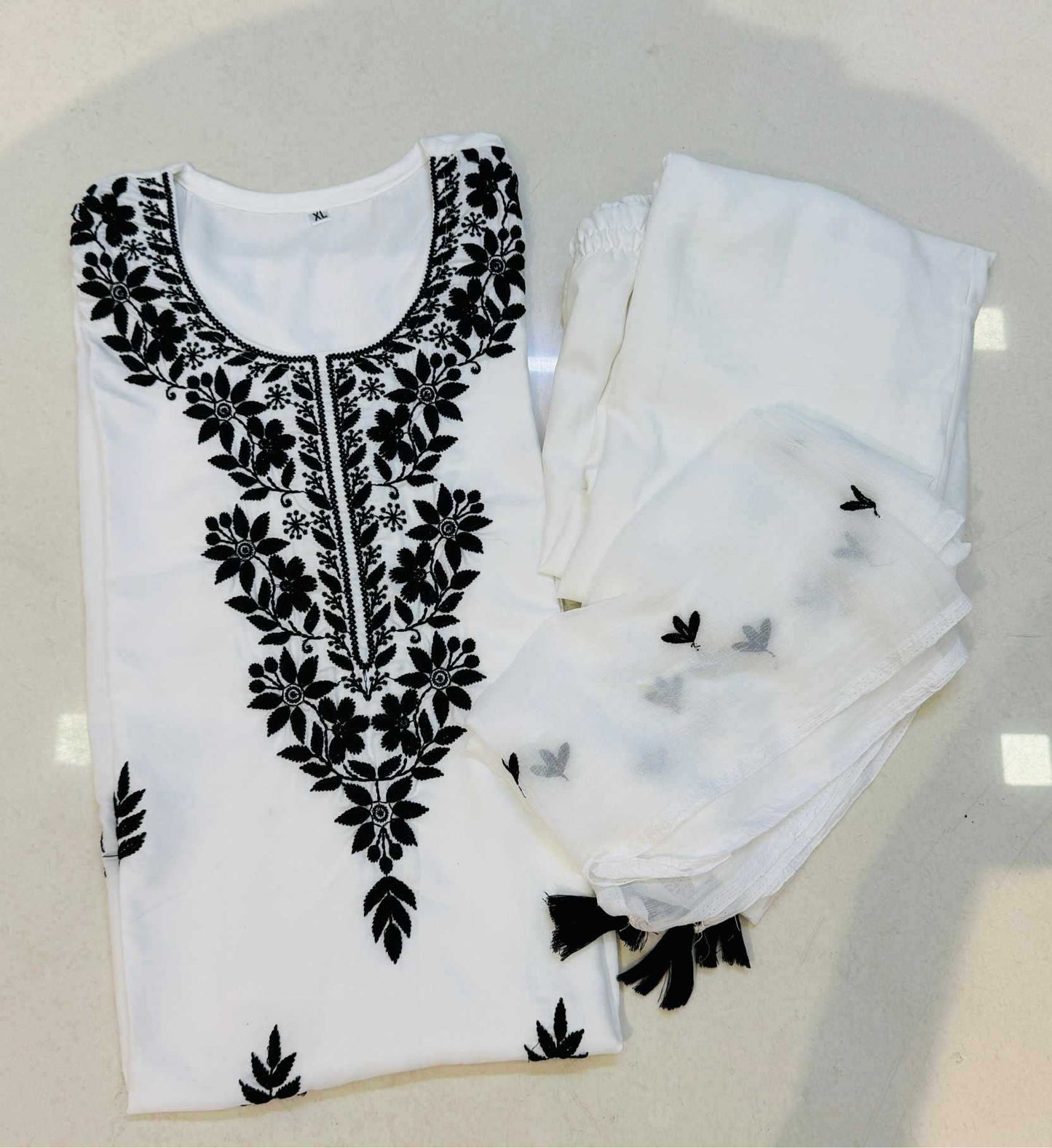 Rayon Embroidery Suit