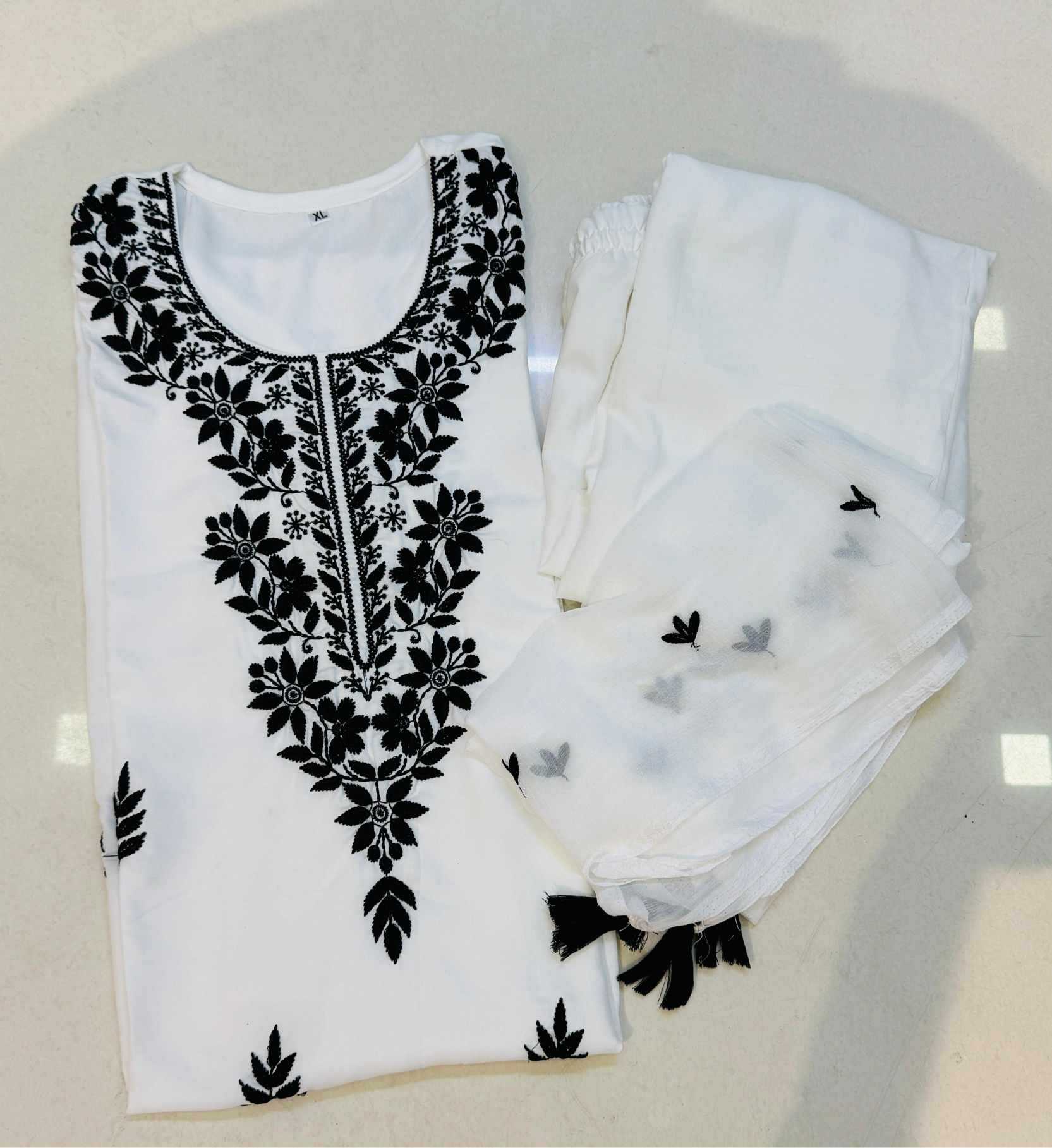 Rayon Embroidery Suit