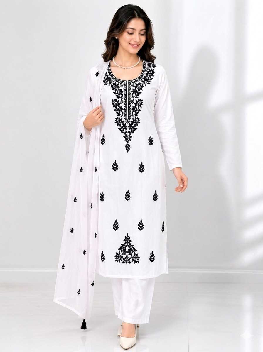 Rayon Embroidery Suit