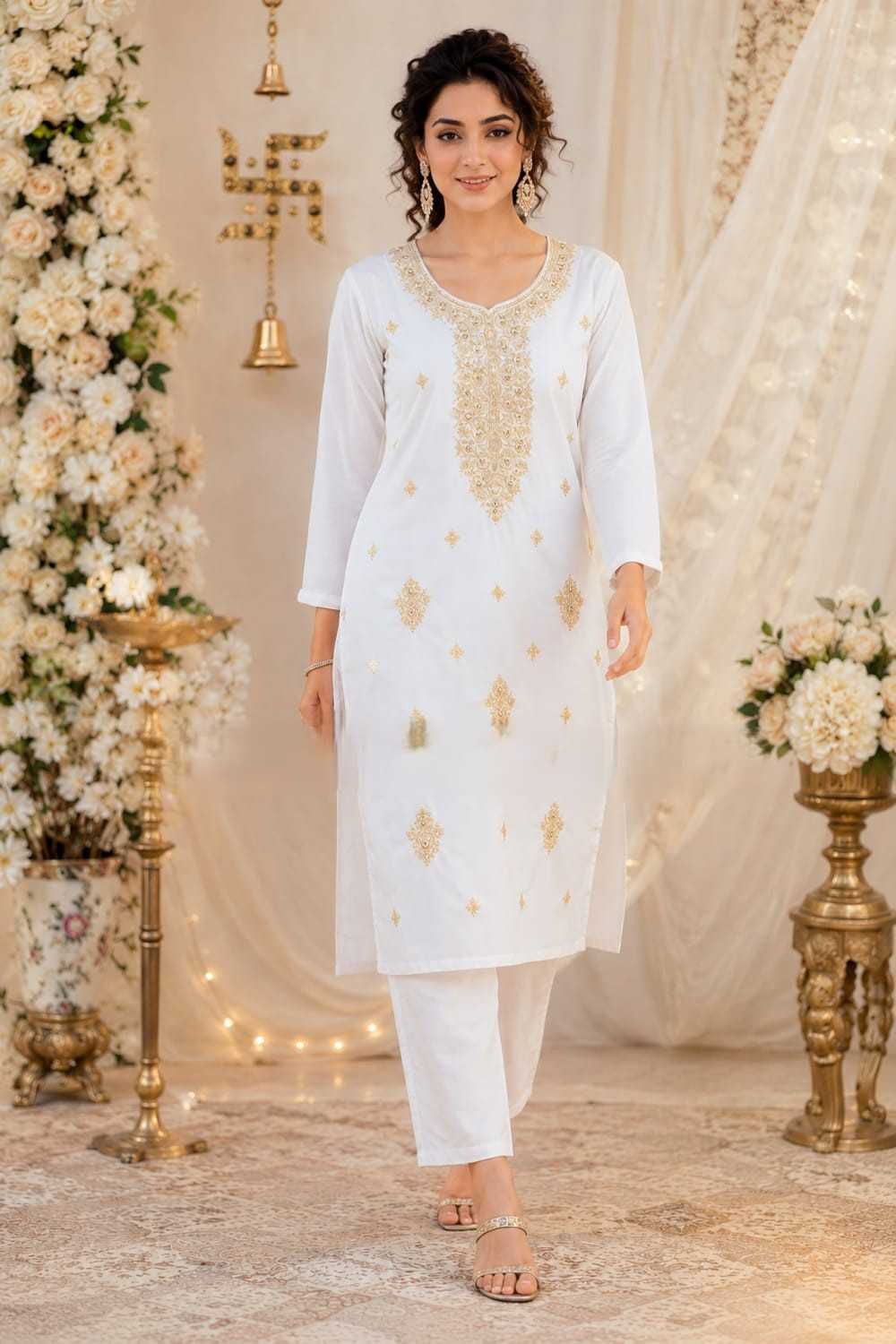 Emb Cotton Kurti