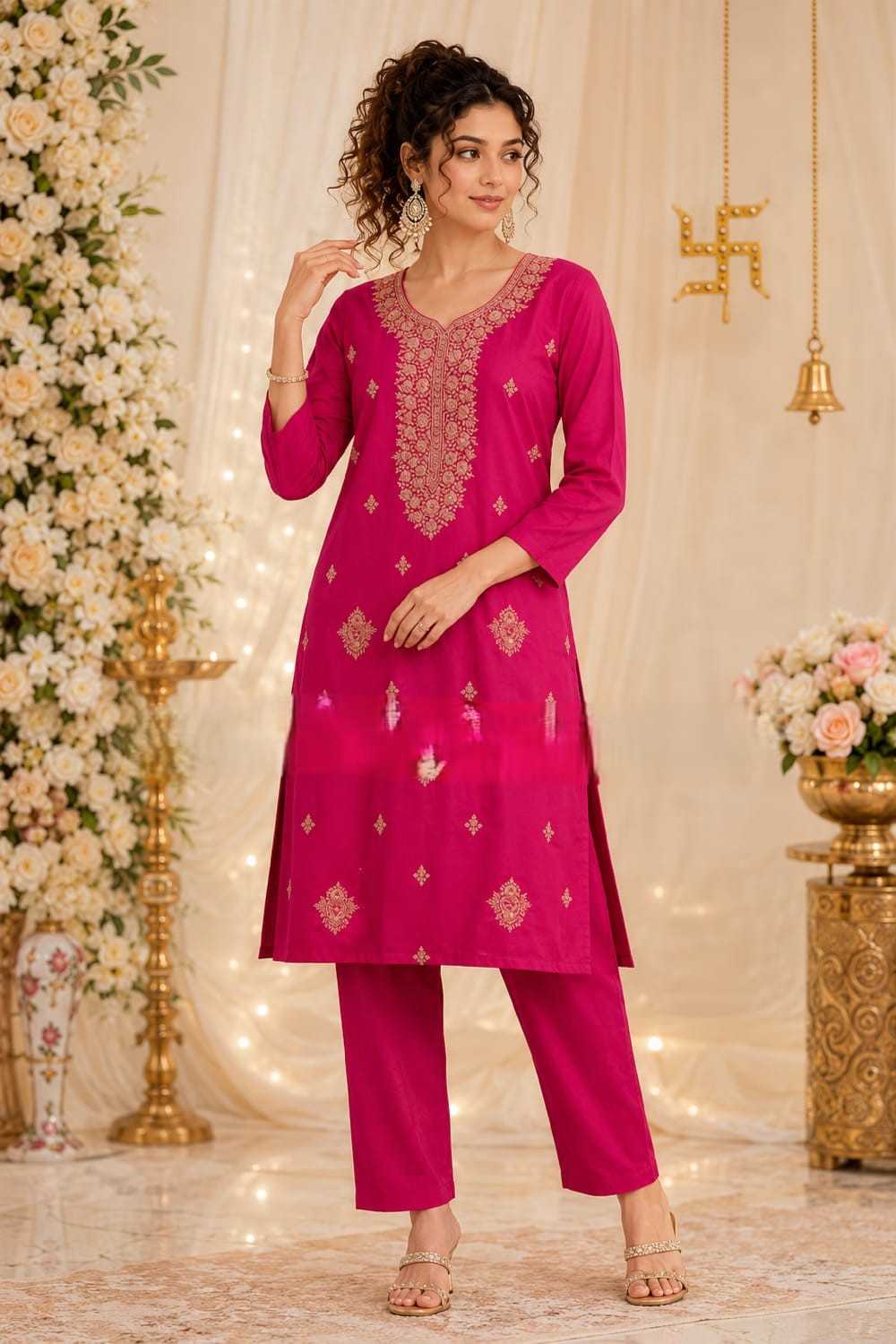 Emb Cotton Kurti